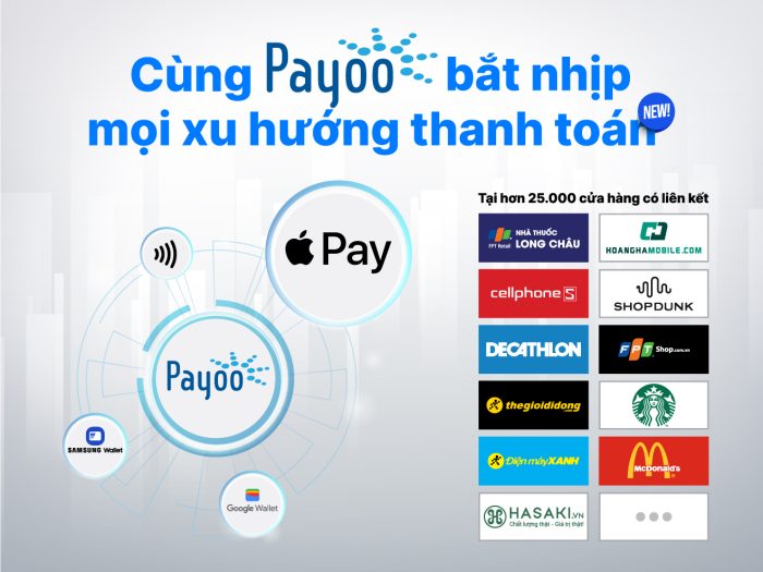 Apple Pay chính thức ra mắt tại Việt Nam, Payoo hỗ trợ thanh toán tại nhiều chuỗi lớn