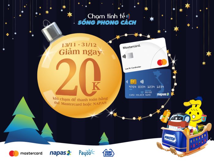 Chạm thẻ tại MINISTOP, nhận liền ưu đãi tiện lợi giảm 20.000 đồng