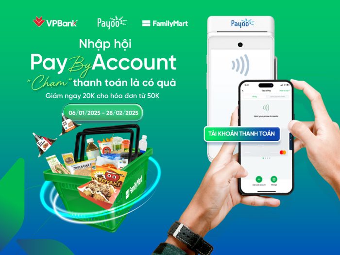 Đến FamilyMart nhận ưu đãi khi chạm thanh toán thẻ phi vật lý VPBank NEO