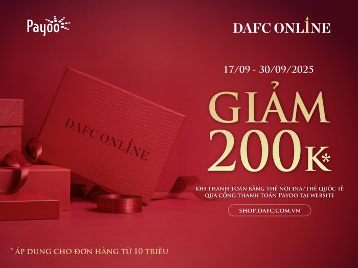 Mừng sinh nhật DAFC, săn deal hàng hiệu giảm ngay 200k
